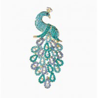 XSB267 - Exquisite fashion peacock brooch
